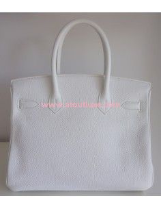 Sac Hermes Birkin 30 blanc 2