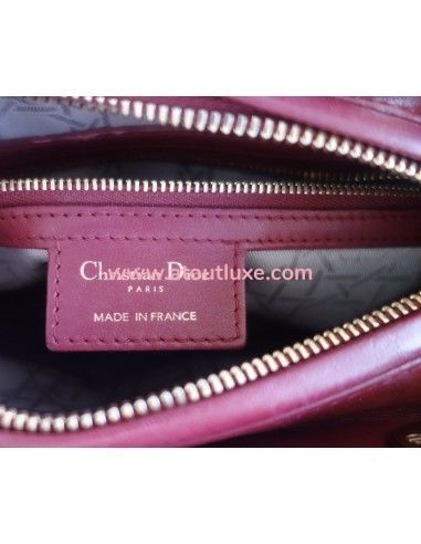 Sac Lady Dior bordeaux Sac Lady Dior bordeaux