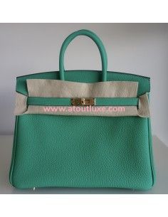Sac Hermes Birkin 25 menthe