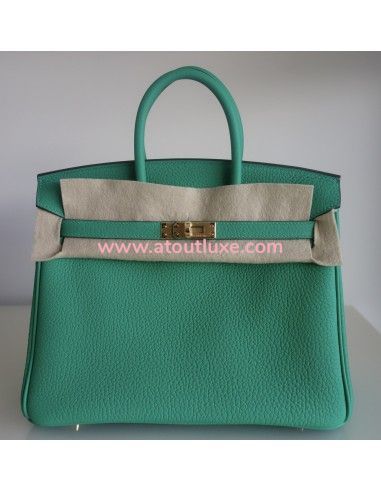 Sac Hermes Birkin 25 menthe