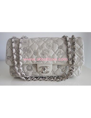 Sac Chanel classique médium beige
