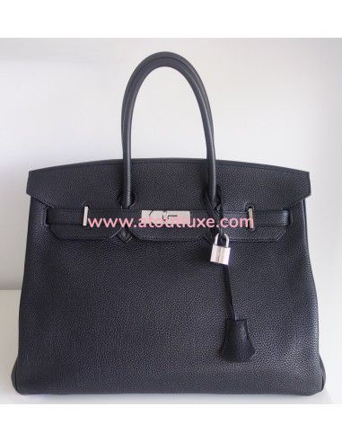 Sac Hermes Birkin 35 Togo noir