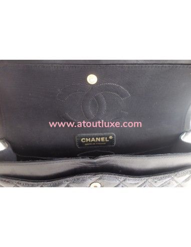 Sac Chanel Classique noir pailleté Sac Chanel Classique noir pailleté