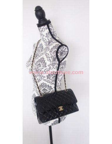 Sac Chanel Classique noir pailleté Sac Chanel Classique noir pailleté