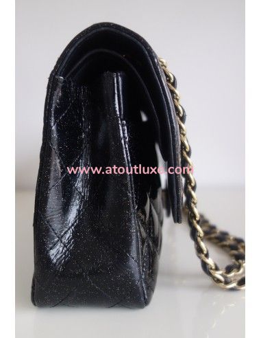 Sac Chanel Classique noir pailleté Sac Chanel Classique noir pailleté