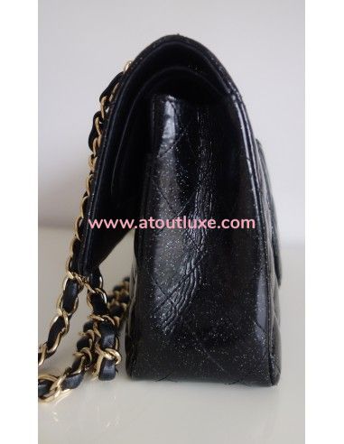 Sac Chanel Classique noir pailleté Sac Chanel Classique noir pailleté