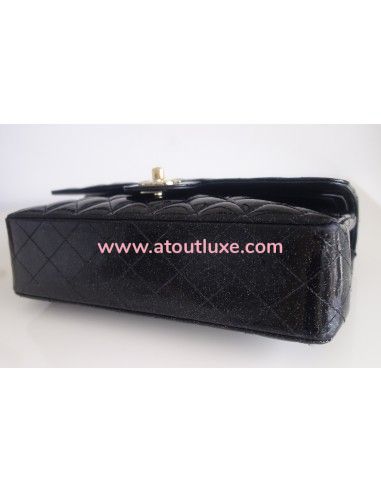 Sac Chanel Classique noir pailleté Sac Chanel Classique noir pailleté