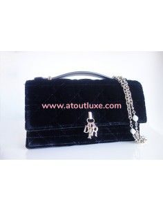 Sac My Dior velours noir 2025