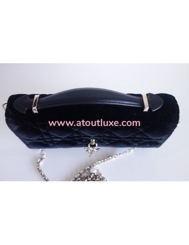 Sac My Dior velours noir 2025 Sac My Dior velours noir 2025