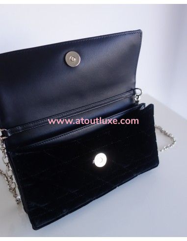 Sac My Dior velours noir 2025 Sac My Dior velours noir 2025