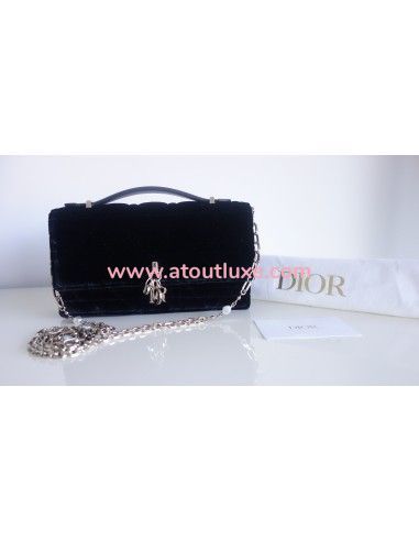 Sac My Dior velours noir 2025 Sac My Dior velours noir 2025