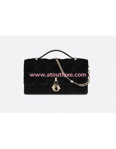Sac My Dior velours noir 2025 Sac My Dior velours noir 2025