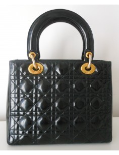 SAC LADY DIOR NOIR VERNI... 2