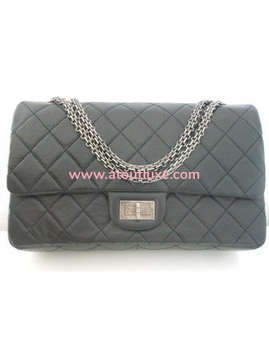 SAC CHANEL 2.55 JUMBO NOIR 