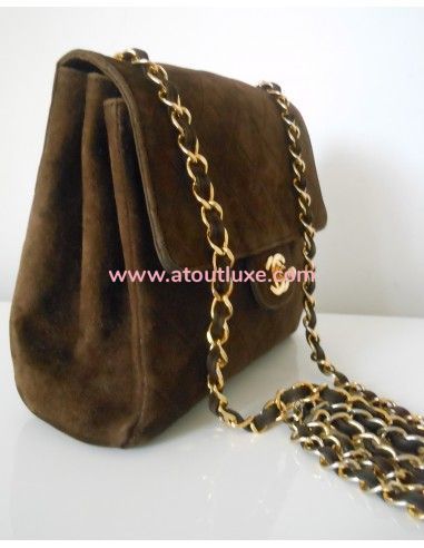 SAC CHANEL MINI TIMELESS MARRON VINTAGE SAC CHANEL MINI TIMELESS MARRON VINTAGE