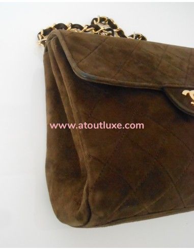 SAC CHANEL MINI TIMELESS MARRON VINTAGE SAC CHANEL MINI TIMELESS MARRON VINTAGE