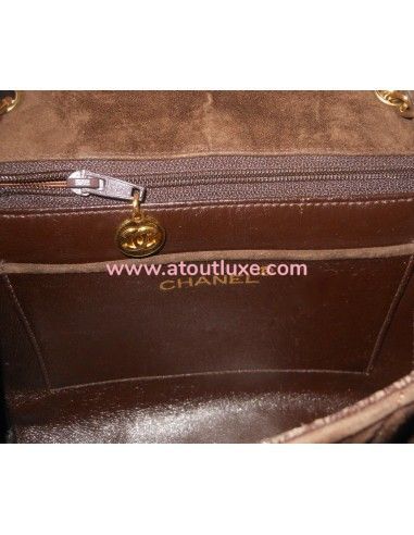 SAC CHANEL MINI TIMELESS MARRON VINTAGE SAC CHANEL MINI TIMELESS MARRON VINTAGE