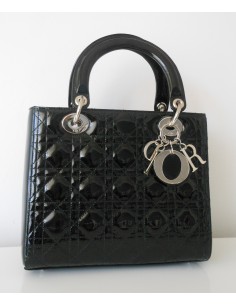 SAC LADY DIOR VERNI NOIR...