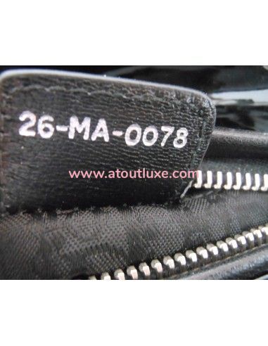 SAC LADY DIOR VERNI NOIR MEDIUM SAC LADY DIOR VERNI NOIR MEDIUM