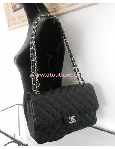 SAC CHANEL TIMELESS GRAND MODELE NOIR... SAC CHANEL TIMELESS GRAND MODELE NOIR...