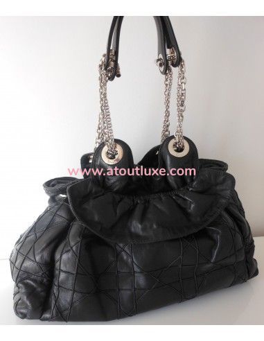 SAC DIOR LE 30 AGNEAU NOIR SAC DIOR LE 30 AGNEAU NOIR