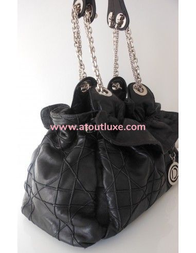 SAC DIOR LE 30 AGNEAU NOIR SAC DIOR LE 30 AGNEAU NOIR