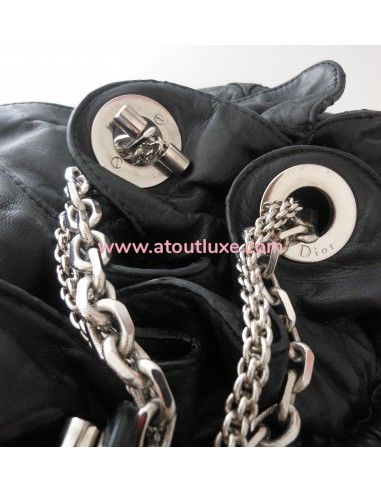 SAC DIOR LE 30 AGNEAU NOIR SAC DIOR LE 30 AGNEAU NOIR