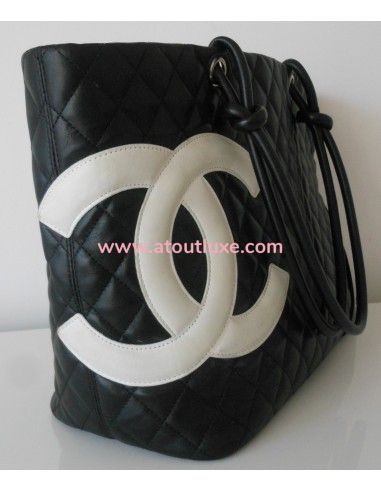 SAC CHANEL CAMBON SHOPPING NOIR SAC CHANEL CAMBON SHOPPING NOIR