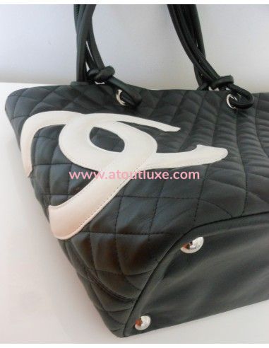 SAC CHANEL CAMBON SHOPPING NOIR SAC CHANEL CAMBON SHOPPING NOIR