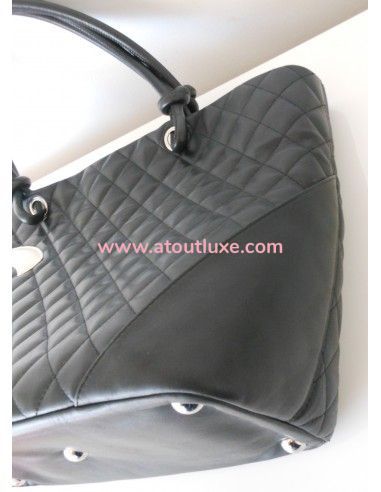 SAC CHANEL CAMBON SHOPPING NOIR SAC CHANEL CAMBON SHOPPING NOIR