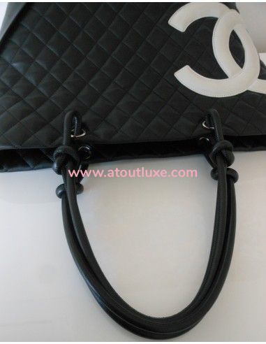 SAC CHANEL CAMBON SHOPPING NOIR SAC CHANEL CAMBON SHOPPING NOIR