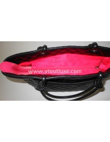 SAC CHANEL CAMBON SHOPPING NOIR SAC CHANEL CAMBON SHOPPING NOIR