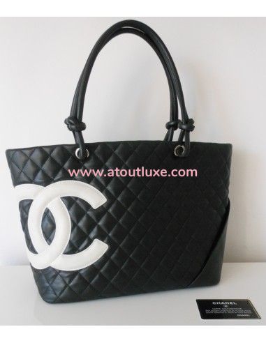 SAC CHANEL CAMBON SHOPPING NOIR SAC CHANEL CAMBON SHOPPING NOIR
