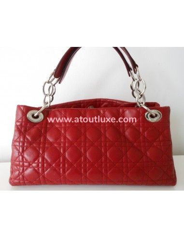 SAC LADY DIOR ROUGE SHOULDER SAC LADY DIOR ROUGE SHOULDER