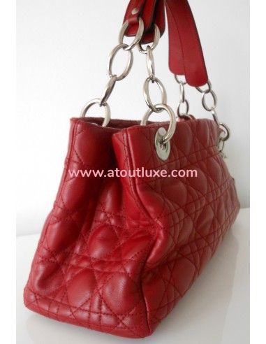 SAC LADY DIOR ROUGE SHOULDER SAC LADY DIOR ROUGE SHOULDER