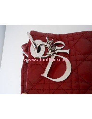 SAC LADY DIOR ROUGE SHOULDER SAC LADY DIOR ROUGE SHOULDER
