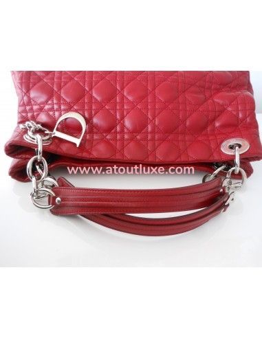 SAC LADY DIOR ROUGE SHOULDER SAC LADY DIOR ROUGE SHOULDER