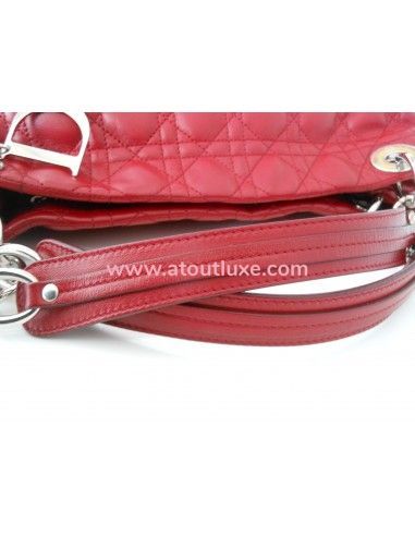 SAC LADY DIOR ROUGE SHOULDER SAC LADY DIOR ROUGE SHOULDER