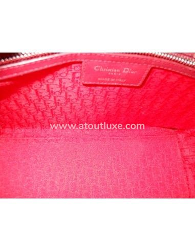 SAC LADY DIOR ROUGE GRENAT SAC LADY DIOR ROUGE GRENAT