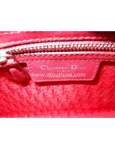 SAC LADY DIOR ROUGE GRENAT SAC LADY DIOR ROUGE GRENAT