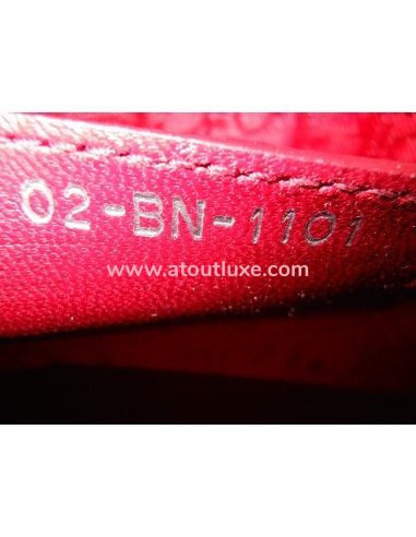 SAC LADY DIOR ROUGE GRENAT SAC LADY DIOR ROUGE GRENAT