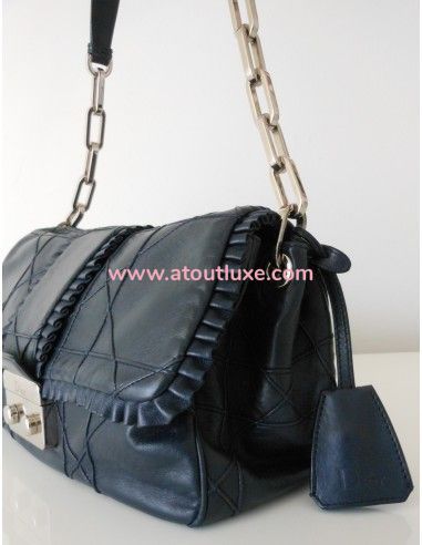 SAC DIOR NEW LOCK BLEU MARINE SAC DIOR NEW LOCK BLEU MARINE
