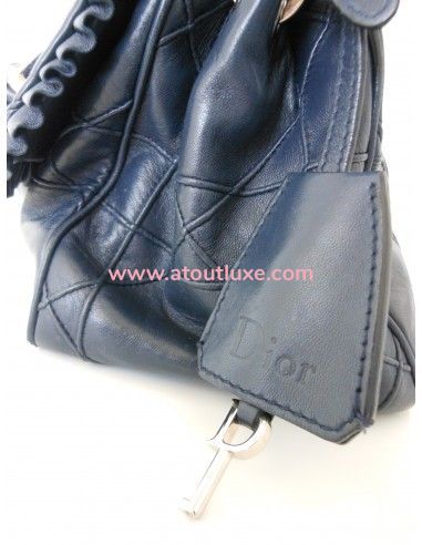 SAC DIOR NEW LOCK BLEU MARINE SAC DIOR NEW LOCK BLEU MARINE