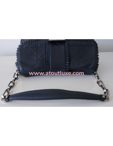 SAC DIOR NEW LOCK BLEU MARINE SAC DIOR NEW LOCK BLEU MARINE