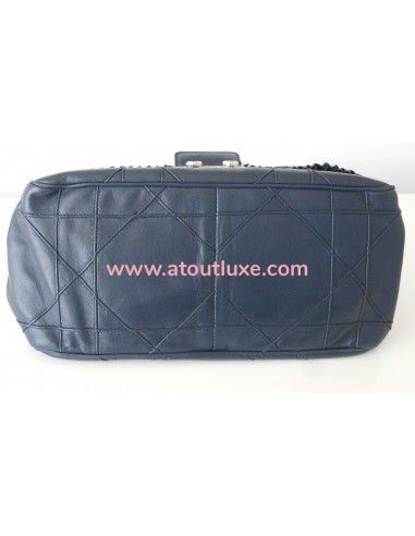 SAC DIOR NEW LOCK BLEU MARINE SAC DIOR NEW LOCK BLEU MARINE