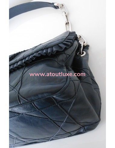 SAC DIOR NEW LOCK BLEU MARINE SAC DIOR NEW LOCK BLEU MARINE