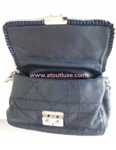 SAC DIOR NEW LOCK BLEU MARINE SAC DIOR NEW LOCK BLEU MARINE