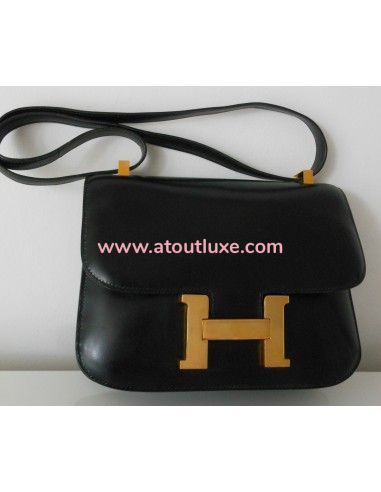 SAC HERMES CONSTANCE NOIR