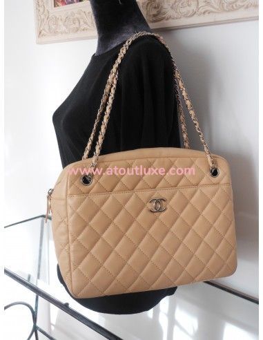 SAC CHANEL CAMERA BEIGE SAC CHANEL CAMERA BEIGE