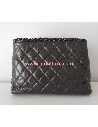 SAC CHANEL SHOPPING GRIS SAC CHANEL SHOPPING GRIS